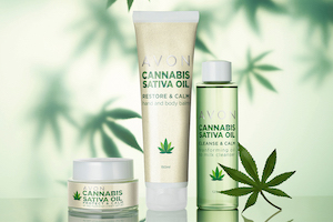 AVON Skin Care Products Containing Cannabis Oil
